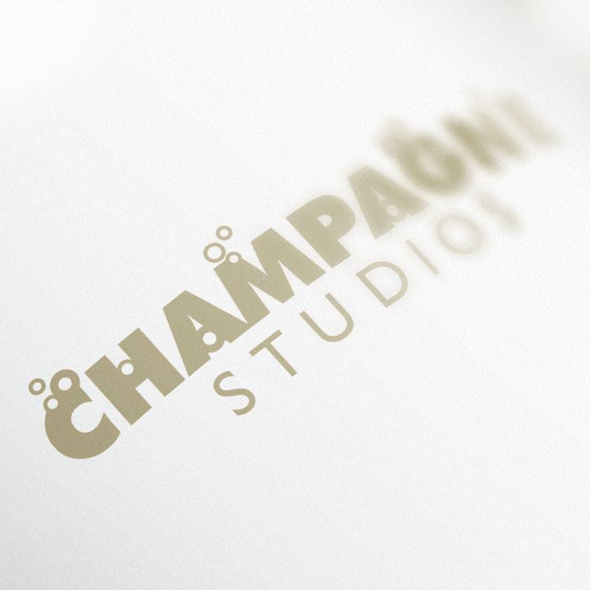 Champagne Studios: Logo Design Champagne Studios Logo