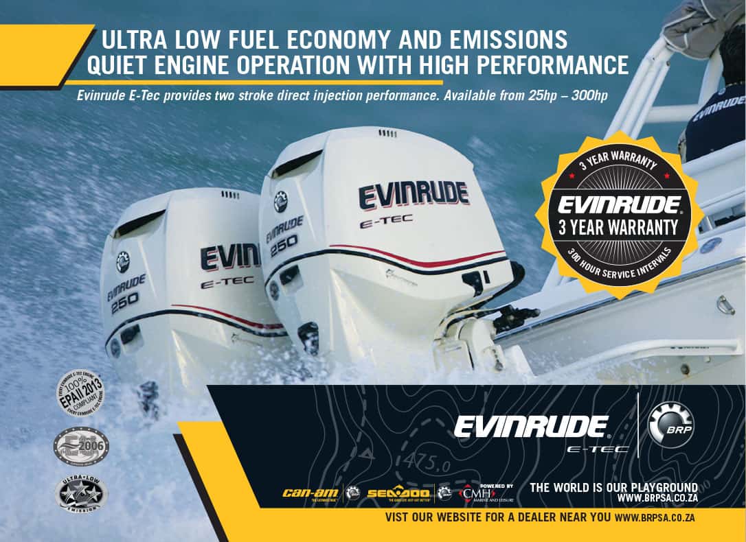Evinrude Ski Boat Magazine Half Page Advert